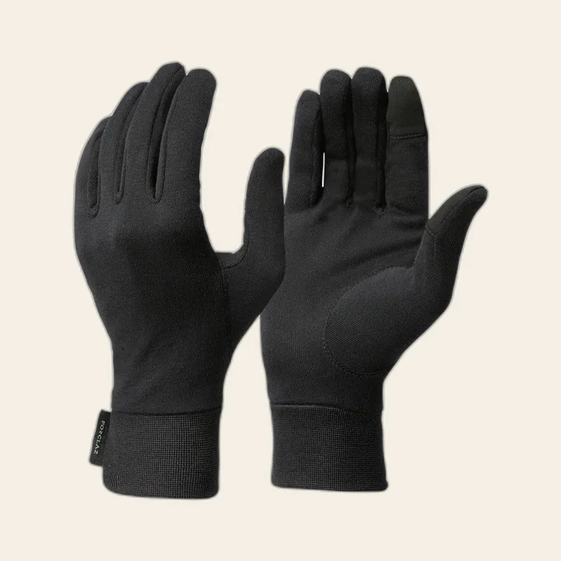 Quechua Adult MT500 Backpacking Silk Liner Gloves Quechua Adult MT500 Backpacking Silk Liner Gloves