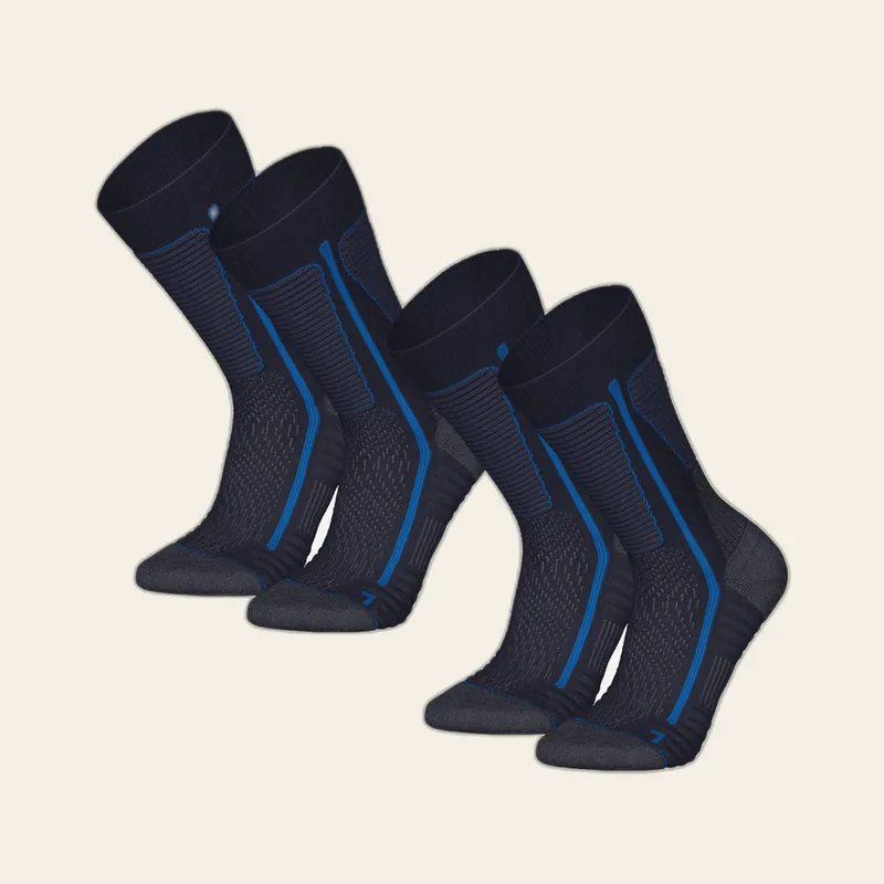 Quechua SH500 Merino Wool Winter Mid Socks - 2 Pairs Quechua SH500 Merino Wool Winter Mid Socks - 2 Pairs